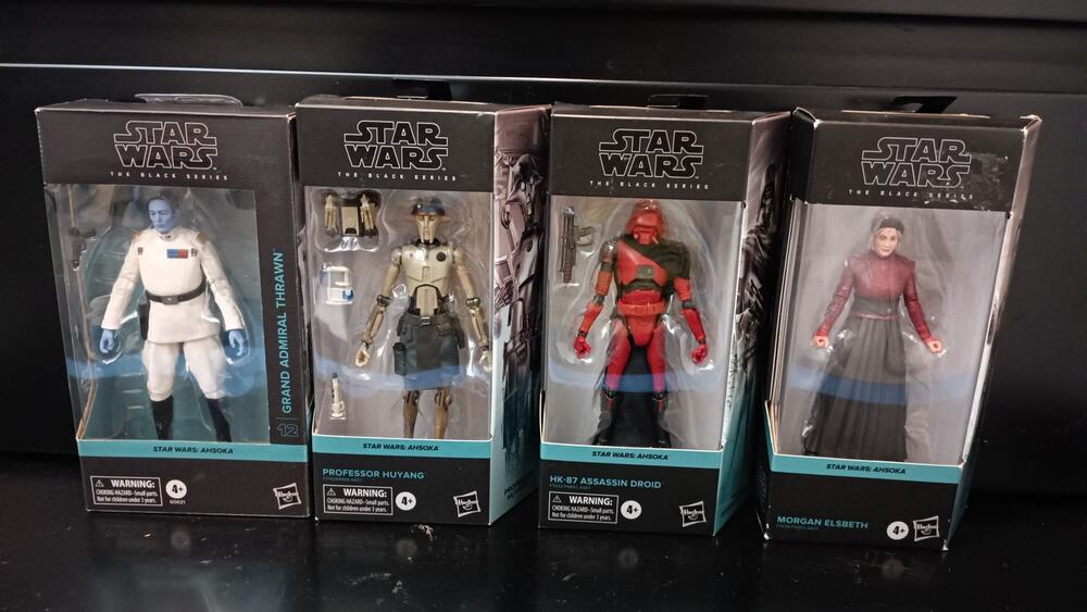 Star Wars Black Series 4 pk Bundle Lot NIB Sealed Thrawn Huyang HK-87 Morgan NIB
